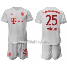 FC Bayern München Thomas Muller 25 Børn Udebane Fodboldsæt 2020-21 S/S (+ Korte bukser)